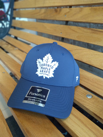 Toronto Maple Leafs - Fanatics Stretch-Fit Fullback Hat - Blue and White