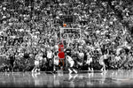 Michael Jordan final shot Bulls v Jazz 1998 - poster only