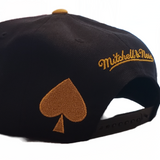 Toronto Raptors - Mitchell & Ness "Call Spade" Black Snapback Hat