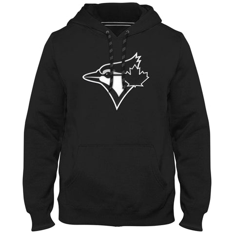 Toronto Blue Jays - Birdhead Logo Hoodie - Black and White - Bulletin