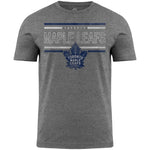Toronto Maple Leafs Team Badge heather grey poly cotton tee Capital PTBO Peterborough 