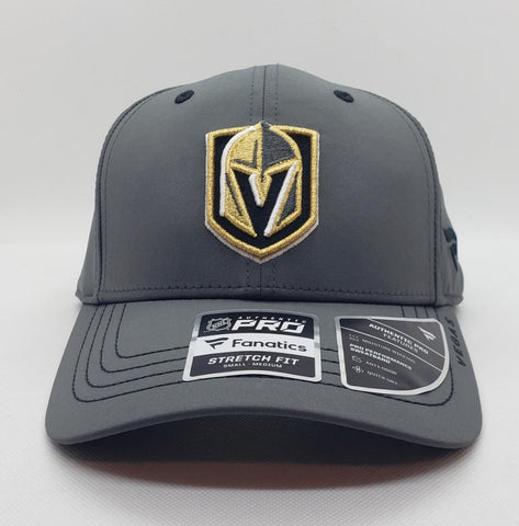 Vegas Golden Knights Fanatics Authentic Flex fitting sized hat Capital PTBO