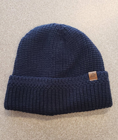 Great Northern Beanie Navy Cuffed Knit Capital PTBO