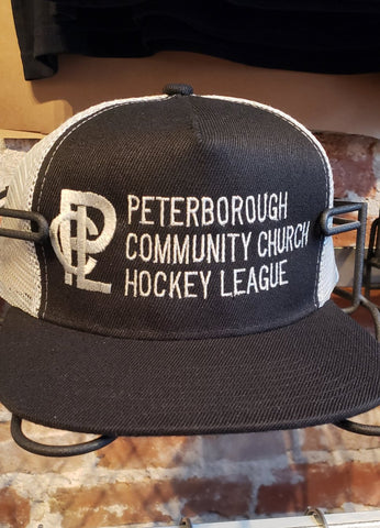 PCCHL Peterborough Community Church Hockey League meshback trucker snapback Capital PTBO