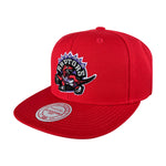 Toronto Raptors solid red snapback Mitchell and Ness Capital PTBO