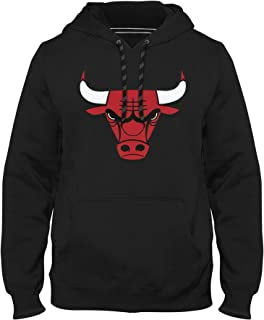Chicago Bulls - Bulletin - NBA Poly Express Twill Logo Hoodie - Black