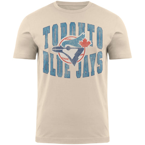 Toronto Blue Jays - “The Natural” Distressed Retro Tee - Off-White