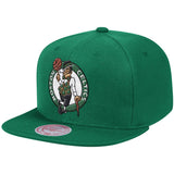 Boston Celtics Kelly green snapback Mitchell and Ness Capital PTBO